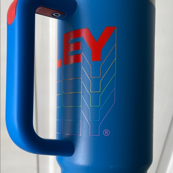 Stanley 30 oz. Quencher H2.0 FlowState Blue Red Multi Tumbler *Read Description - Picture 12 of 13